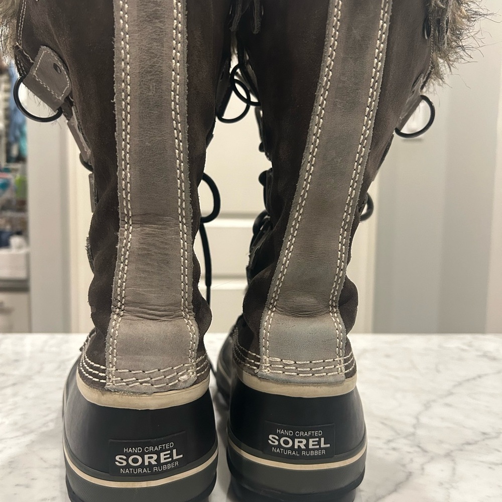 Meghan Markle Sorel Women's Lace Up Boots - Brown and Gray - Picture 8 of 8